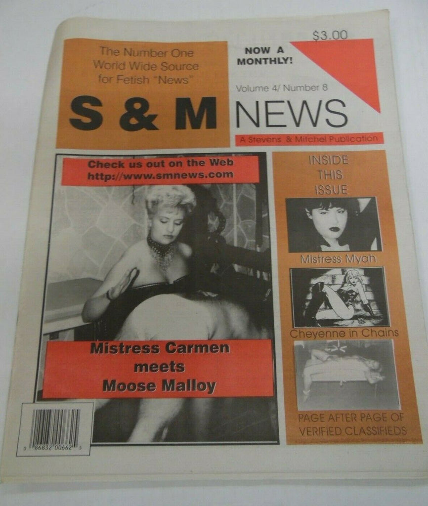 S & M Newspaper Mistress Carmen vol.4 #8 1997 120819lm-ep
