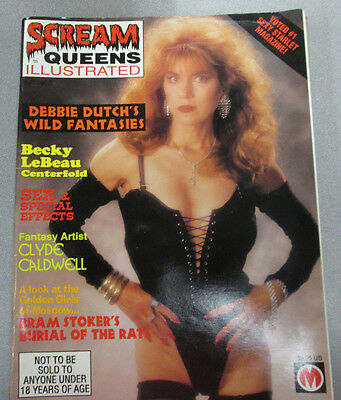 Scream Queens Illustrated Adult Magazine Becky LeBeau 1994 vg 032015lm-ep