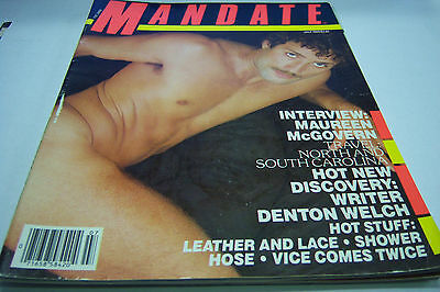 Mandate Gay Adult Magazine "Leather and Lace " July 1985 032313lm-ep