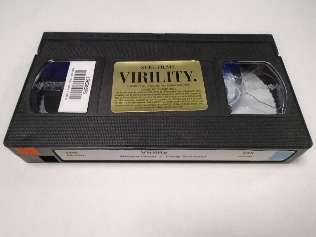 Virility Monica Orsini Cindy Scorsese 1995 94mins Adult VHS 022819AMP2