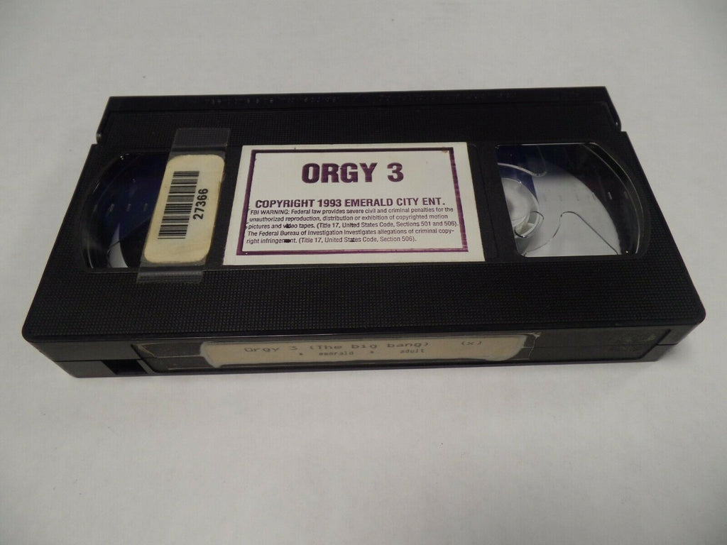 Orgy 3 the Big Bang Emerald City 1993 Adult VHS 030719AMP3