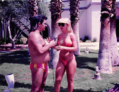 Nina Hartley Candid Original 3.5x5 Photo 1990s Sexy in Bikini 215ih