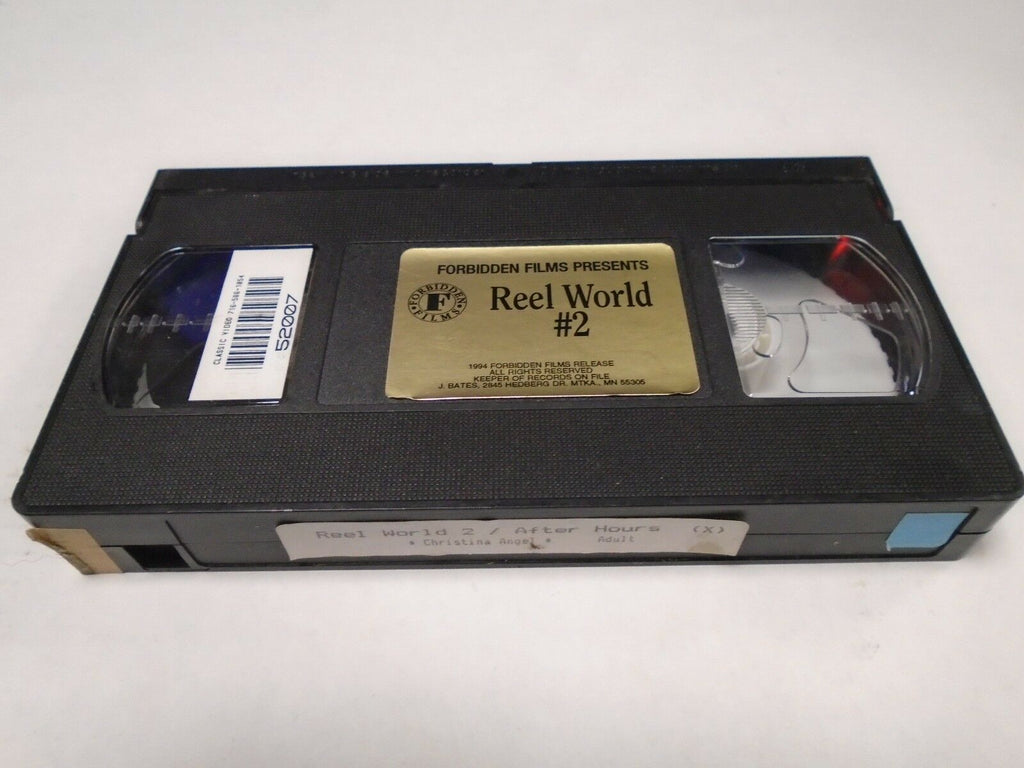Reel World #2 After Hours Christina Angel Forbidden Films Adult VHS 012419AMP2