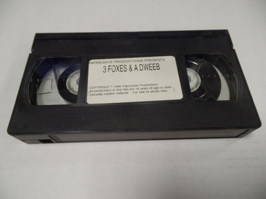 3 Foxes & a Dweeb 1999 Impressive Prod Adult VHS 051519AMP