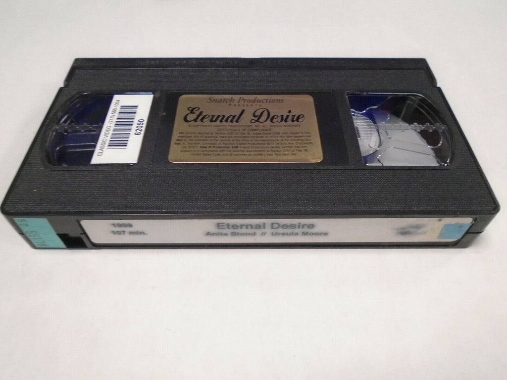Eternal Desire Anita Blond Ursula Moore 1989 107mins Adult VHS 031219AMP