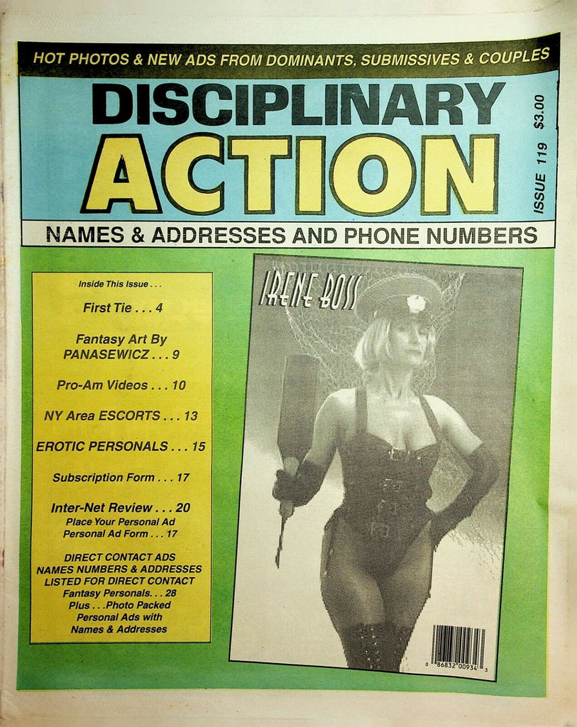Disciplinary Action Newspaper Irene Boss #119 1998 022820lm-ep