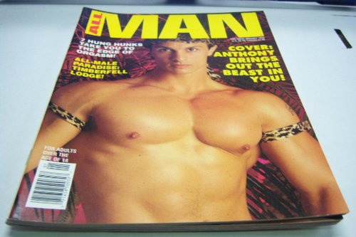 All Man Gay Adult Magazine "Cover: Anthony Brings Out the Beast in You!" January 1993