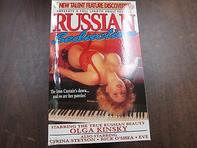 Russian Seduction Olga Kinsky Rick O'Shea New Talent NM Adult VHS 060515amp2