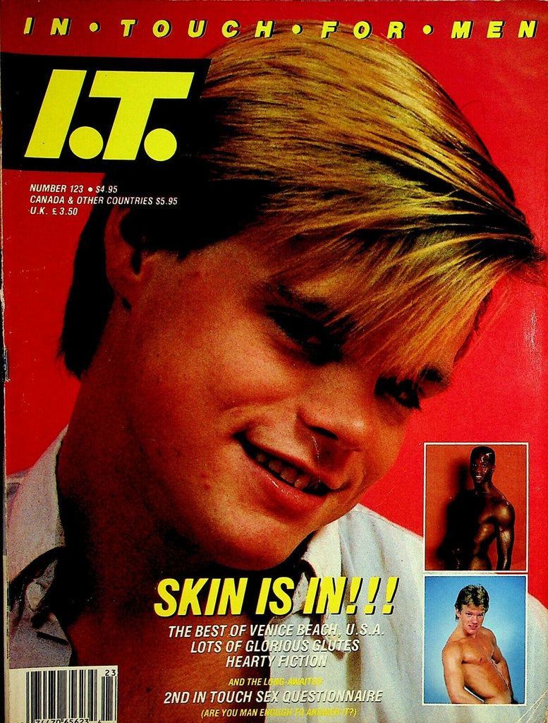 In Touch Gay Magazine Cover Guy Ricky Rhodes #123 February 1987 120620lm-ep2