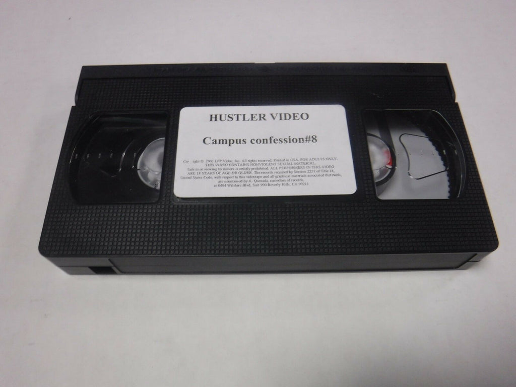 Hustler Video Campus Confession #8 2001 Adult VHS 010219AMP2