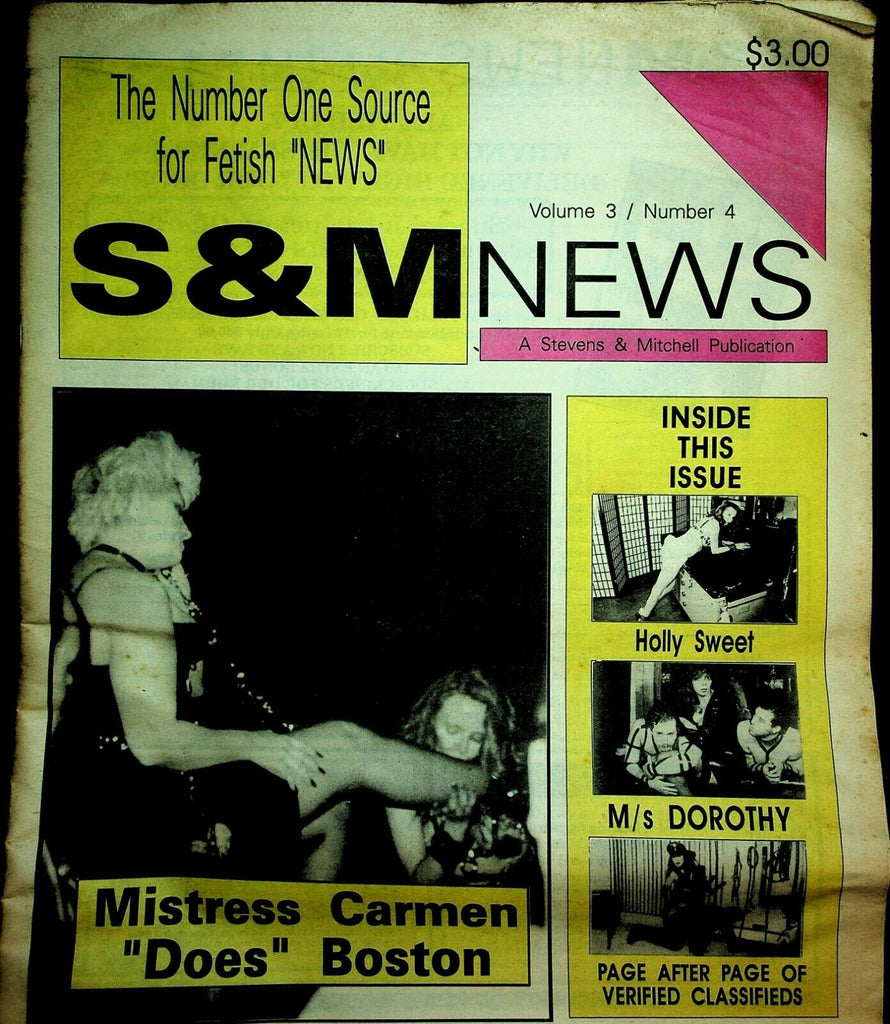 S & M News Mistress Carmen "Does" Boston vol.3 #4 1995 030220lm-ep