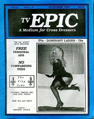 TV Epic Magazine Medium For Cross Dressers October 1989 050118lm-ep2