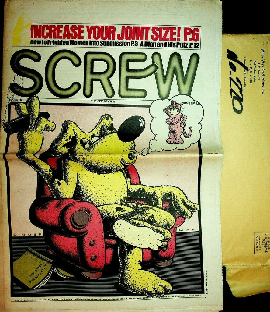 Screw Newspaper Increase Your Joint Size! #226 May 21, 1973 062420lm-ep