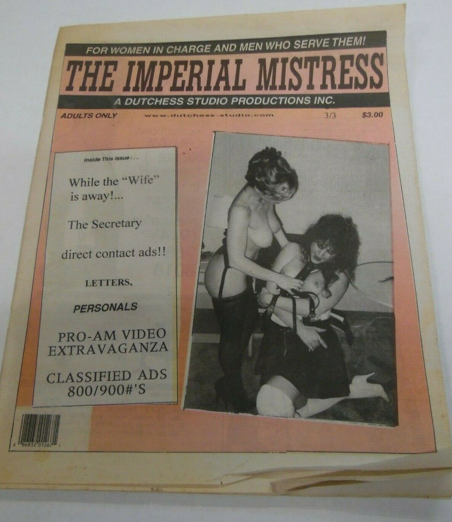 The Imperial Mistress Newspaper While The Wife Is Away #3 1997 122119lm-ep2