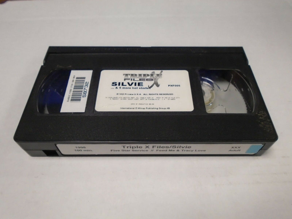 Triple X Files Silvie 1998 100m Tracy Love Adult VHS 051319AMP2