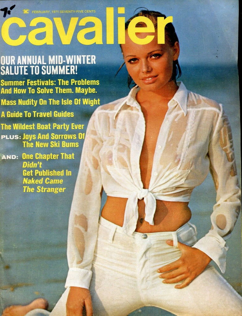 Cavalier Magazine Cover Girl Carolea February 1971 070619lm-ep