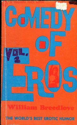 Comedy Of Eros Novel vol.2 by William Breedlove 1968 1st Printing 032718lm-ep2