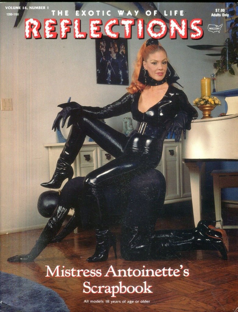 Reflections Fetish Magazine Mistress Antoinette vol.14 #1 1991 011419lm-ep