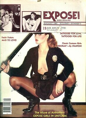 Expose! Fetish Magazine Girls In Uniform August 1981 Readers copy 051118lm-ep
