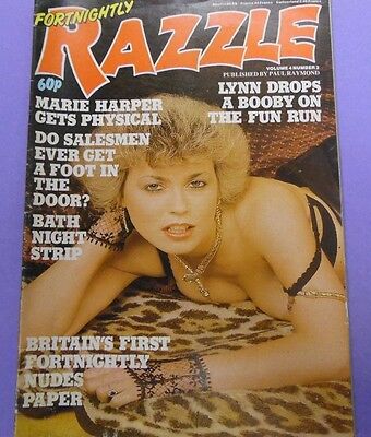 Razzle Magazine Marie Harper vol.4 #3 1986 Paul Raymond 022813lm-epa2