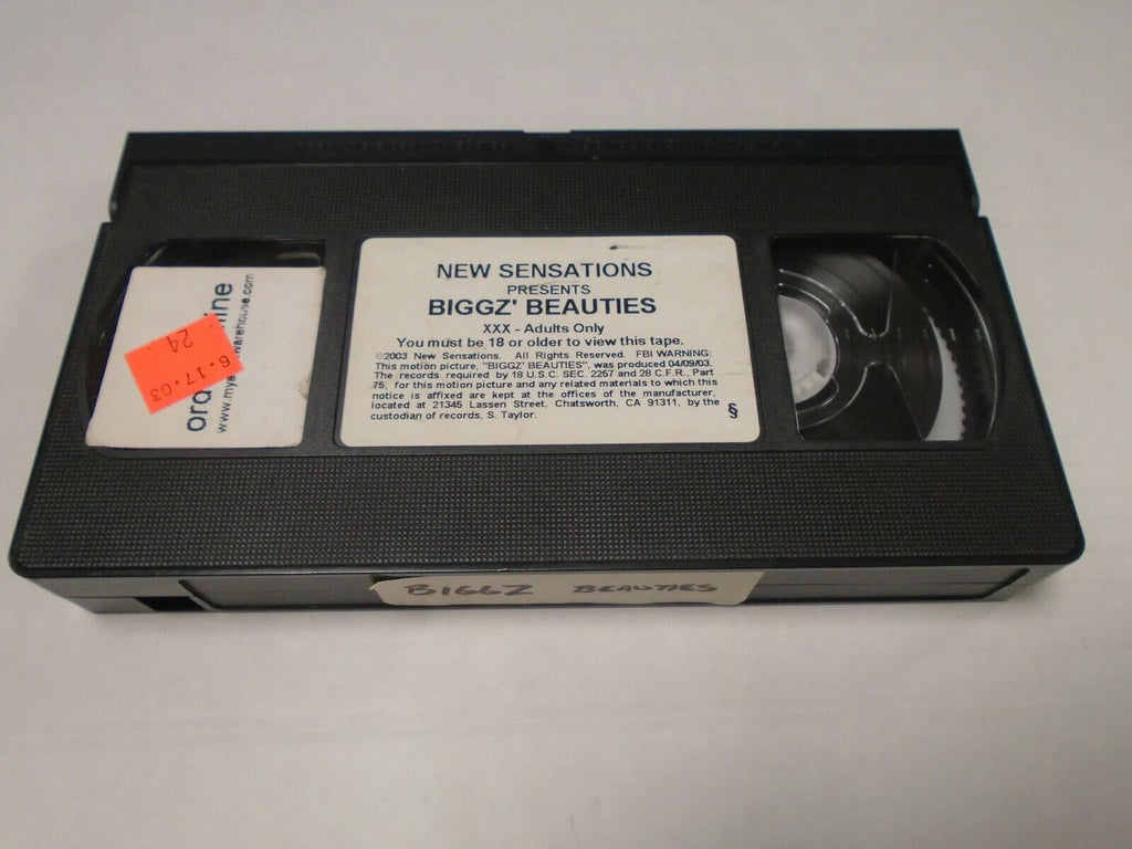 Biggz Beauties New Sensations 2003 Adult VHS 070519AMP