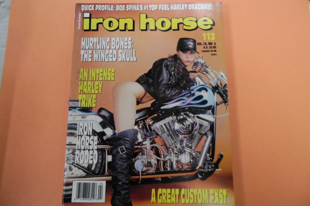 Iron Horse Biker Magazine Great Custom FXST vol.16 #4 1993 110816lm-ep