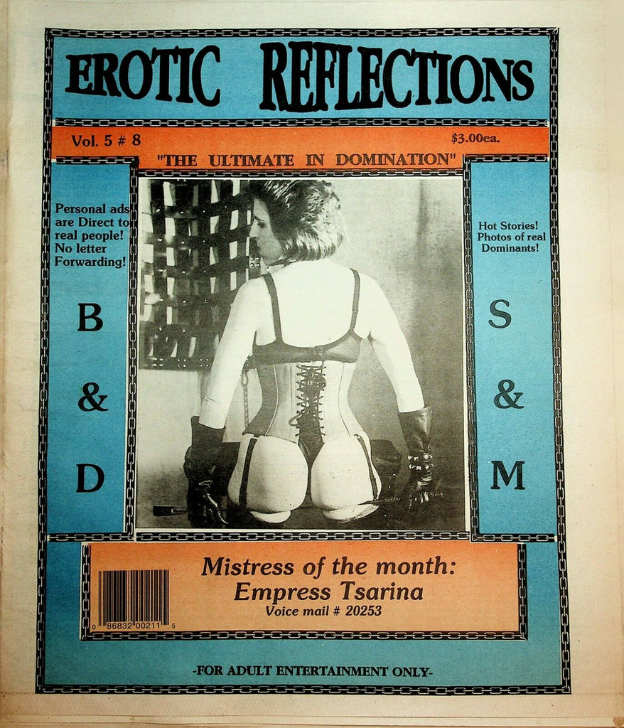 Erotic Reflections Newspaper Empress Tsarina vol.5 #8 1989 022720lm-ep