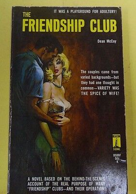 Friendship Club Adult Novel Dean McCoy 1963 Beacon 071113lm-epa2