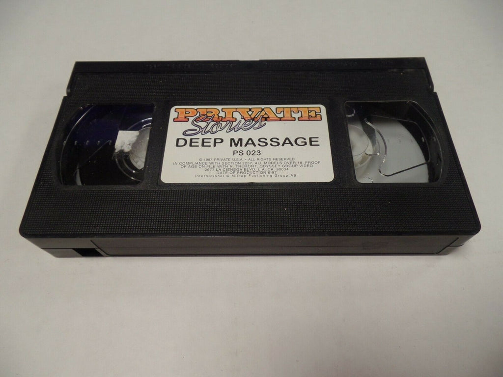 Deep Massage Private Stories 1997 Adult VHS 051519AMP2