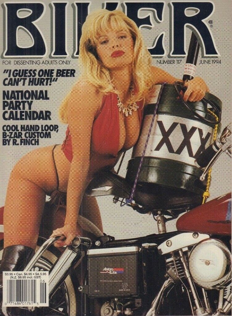 Biker Adult Magazine National Party & Cool B-Zar Custom June 1994 051618REP