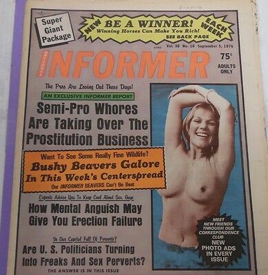 Informer Adult Newspaper Bush Beavers Galore September 5,1976 011213lm-epa