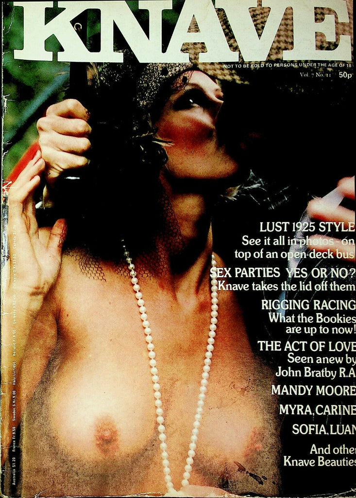 Knave Magazine Lust 1925 Style vol.7 #11 1975 121620lm-ep
