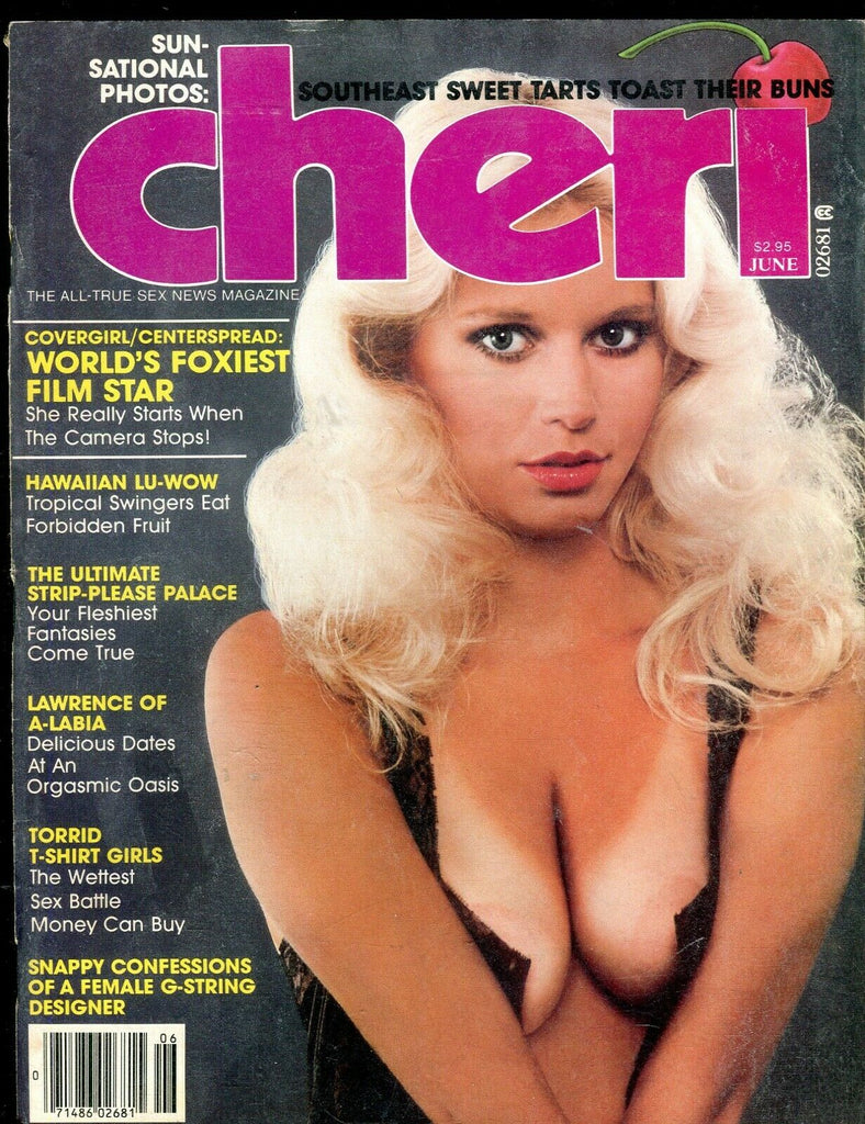Cheri Magazine Cover Girl Sylvia June 1981 110319lm-ep