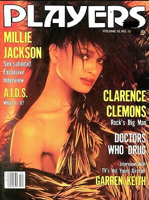 Players Magazine Millie Jackson/Clarence Clemons vol.10 #12 1984 011618lm-ep