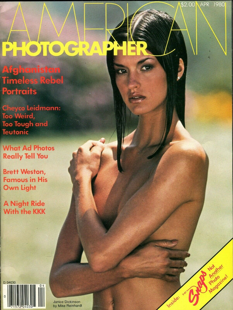 American Photographer Magazine Janice Dickinson April 1980 062919lm-ep - New