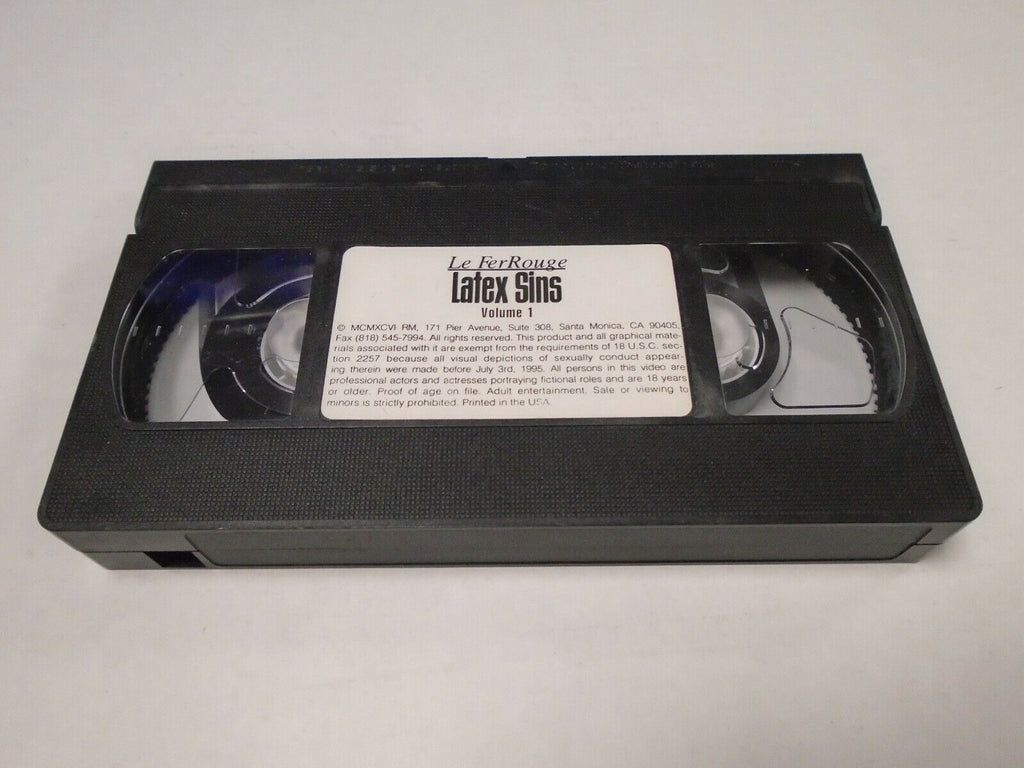 Latex Sins Vol 1 Le FerRouge Vol 1 1995 Adult VHS 051419AMP2