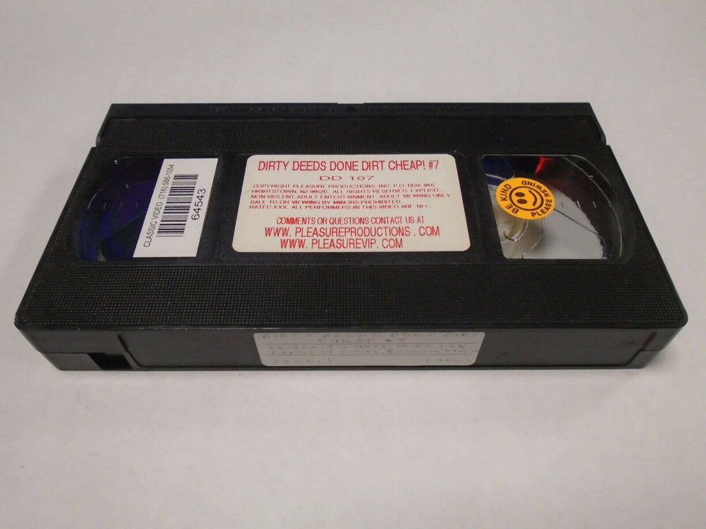 Dirty Deeds Done Dirt Cheap! #7 Taylor St Claire 90mins Adult VHS 031119AMP