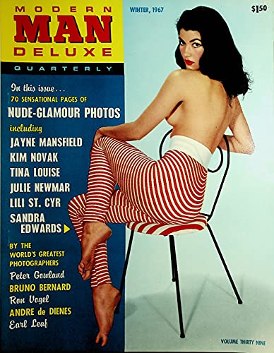 Modern Man Deluxe Quarterly Magazine Jayne Mansfield / Lili St.Cyr / Julie Newmar vol.39 Winter 1967