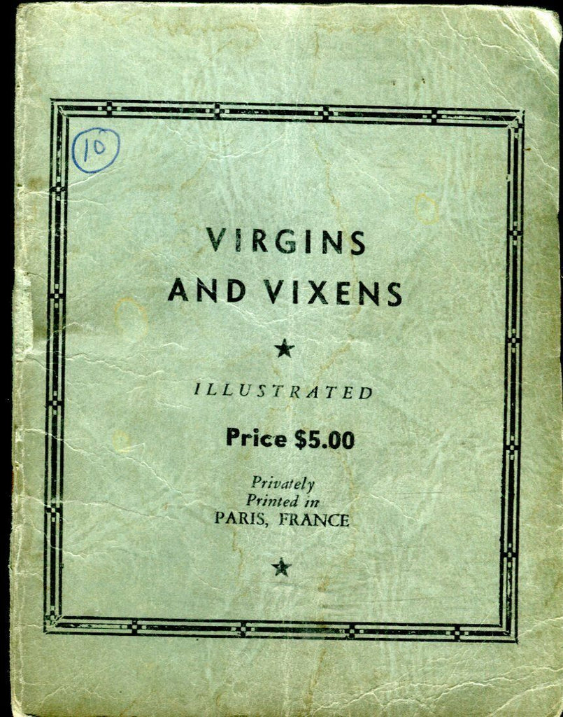 Virgens & Vixens Mini Novel Illustrated Paris,France 1950's 100719lm-ep