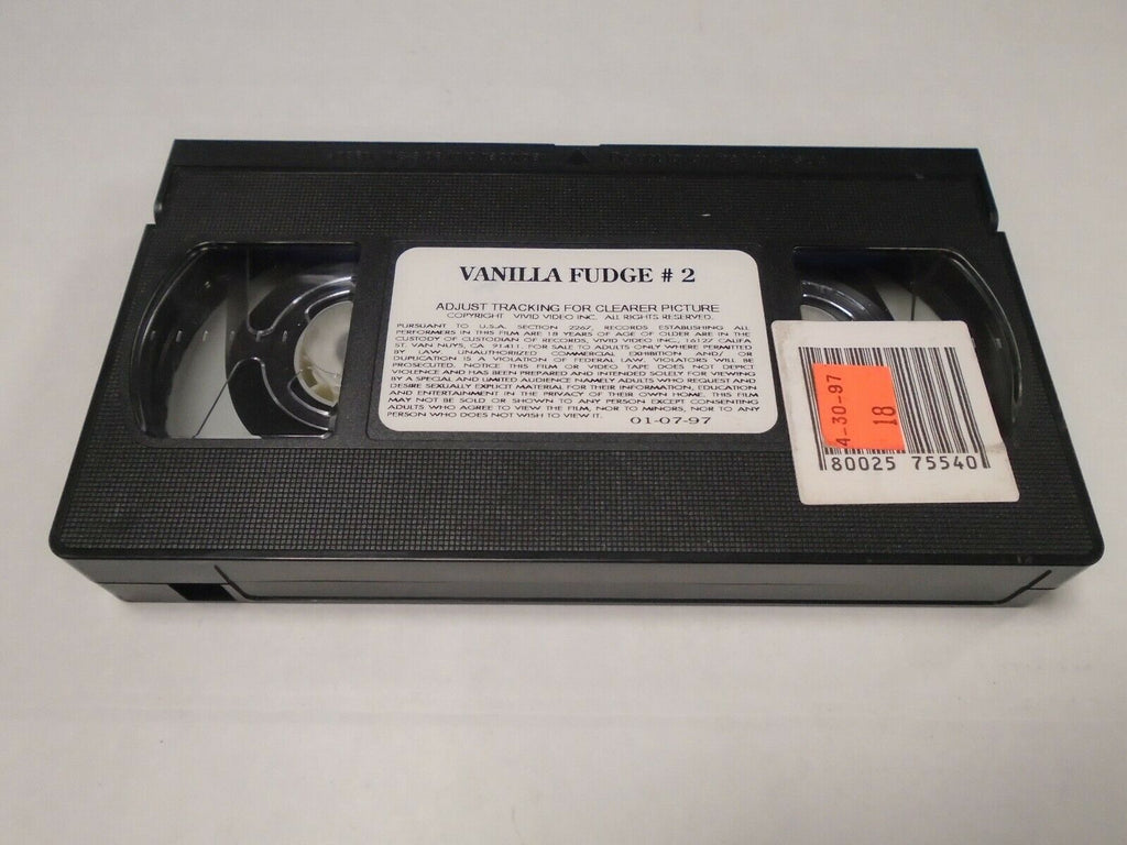 Vanilla Fudge #2 1997 Vivid Video Adult VHS 070519AMP