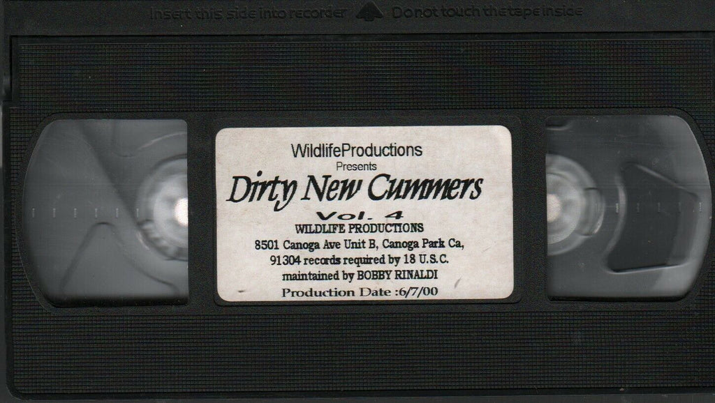 Dirty New Cummers Vol 4 Wildlife Productions 2000 Adult VHS 021720AMP2