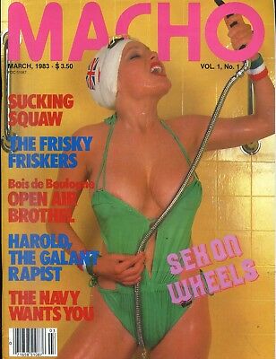 Macho Busty Magazine Sex On Wheels March 1983 082918lm-ep2