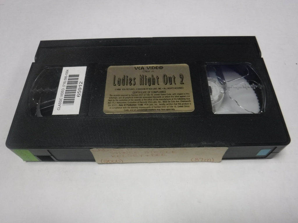 Ladies Night Out 2 VCA Video Syndee Steele 2000 87mins Adult VHS 010419AMP
