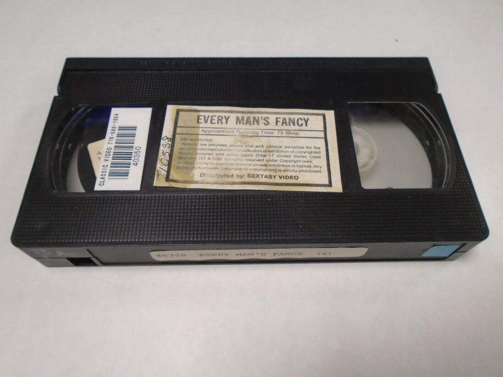 Every Man's Fancy Frank James Krisit Leigh 1988 Adult VHS 021919AMP