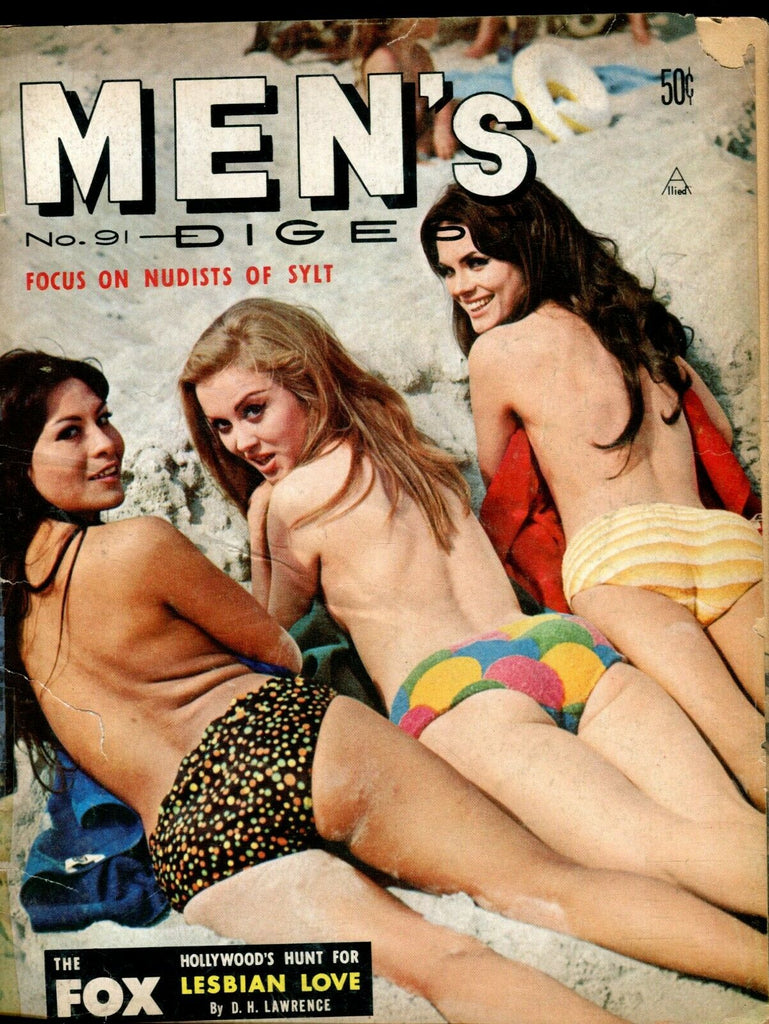 Men's Digest Magazine Focus On Nudists Of Sylt #91 1968 073019lm-ep