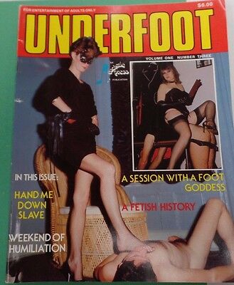 Under Foot Adult Magazine Foot Goddess vol.1 #3 1984 110315lm-ep