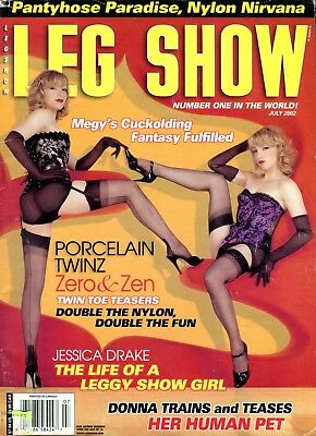 Leg Show Magazine Covergirls Zero & Zen Twin Toe Teasers July 2002 120917lm-ep
