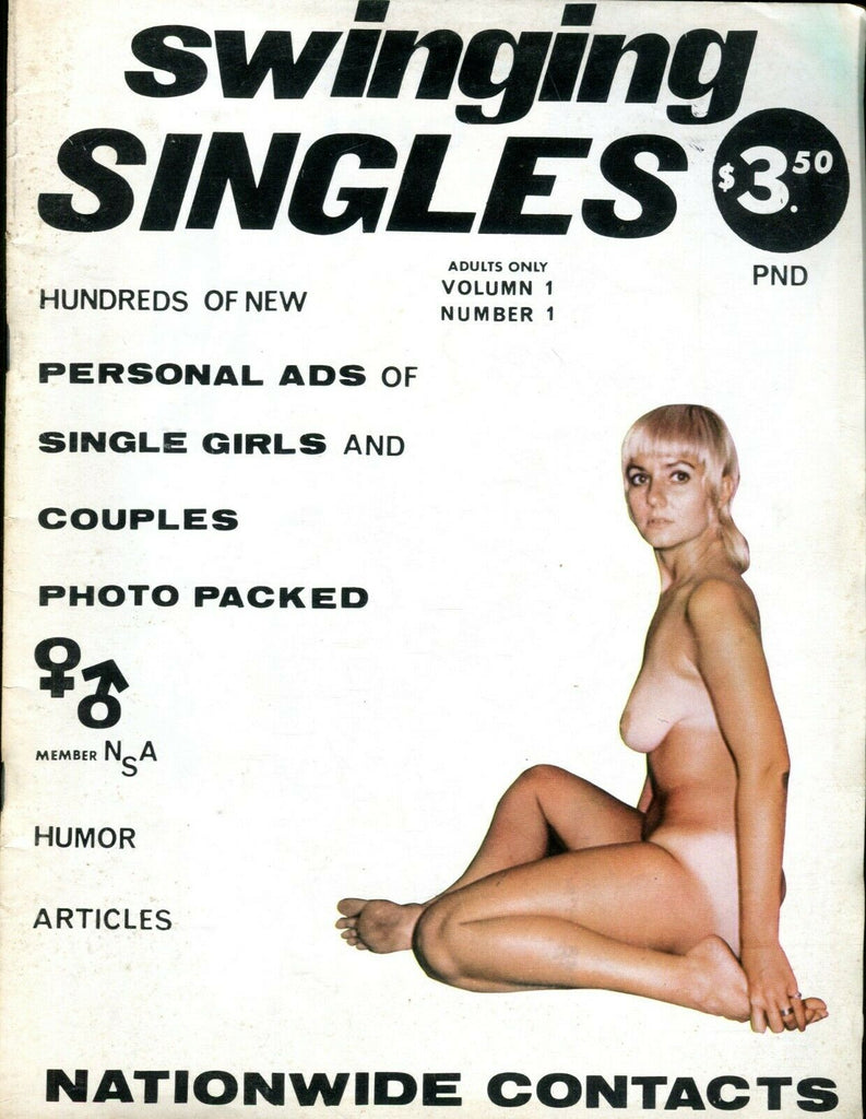Swinging Singles Magazine Nationwide Contacts #1 1972 072319lm-ep