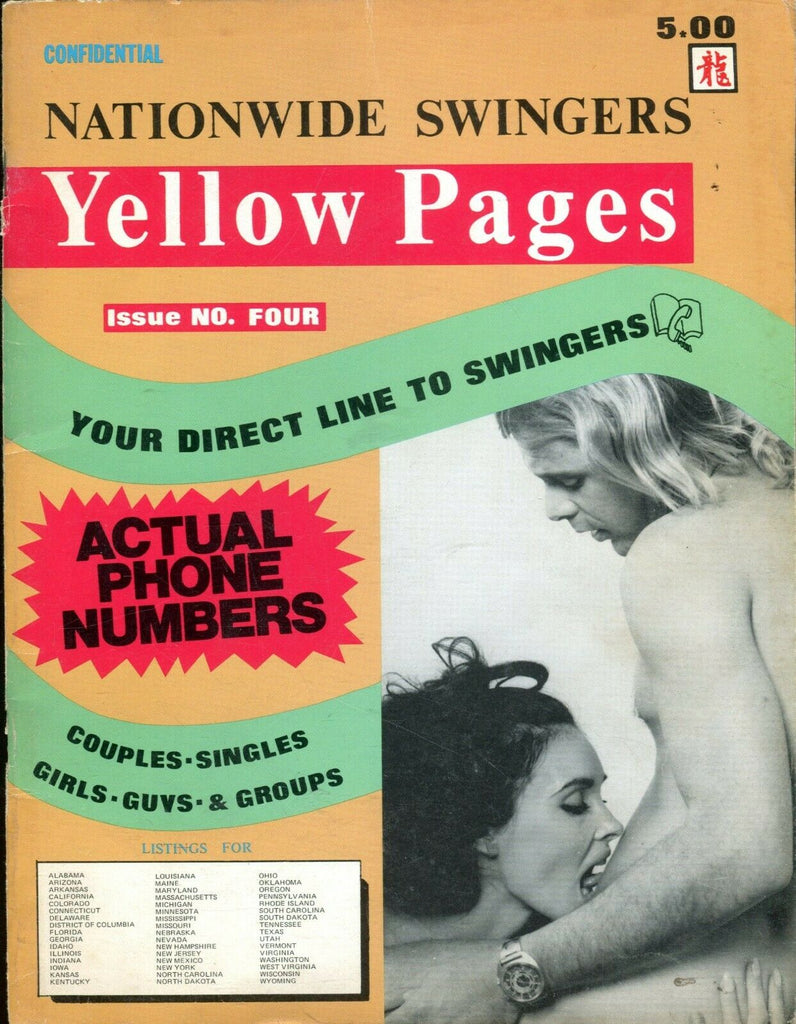 Nationwide Swingers Yellow Pages #4 1970s 071419lm-ep