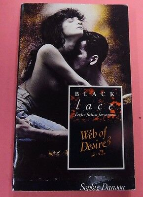 Black Lace- Web Of Desire Adult Novel by Sophie Danson 1993 102213lm-epa